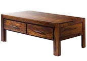 Ławy i stoliki kawowe - Ława Stolik Kawowy Metro Life #105 Palisander Sheesham Lakierowany 115X65X45 Cm B 1652 - miniaturka - grafika 1