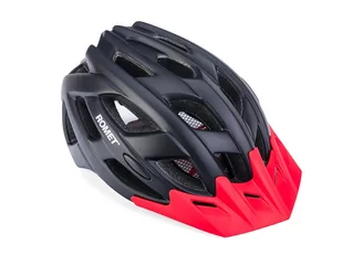 Kask Rowerowy Romet Model 405 Czarny Z Daszkiem. Roz. L/Xl In-Mold Box Romet - Kaski rowerowe - miniaturka - grafika 1