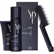 Farby do włosów i szampony koloryzujące - Wella SP Men Gradual Tone Black/Brown zestaw do stopniowej eliminacji siwizny 60 ml + 30 ml Kolor Brązowy - miniaturka - grafika 1