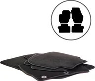 Dywaniki samochodowe - Dikel Dywaniki samochodowe welurowe 4szt. Volvo S80 II - miniaturka - grafika 1