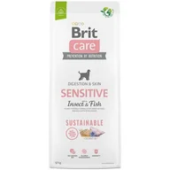 Sucha karma dla psów - BRIT CARE Sustainable Sensitive Insect & Fish 12kg - miniaturka - grafika 1