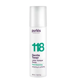 Purles 118 Gentle Toner Delikatny Tonik 200 ml - Toniki i hydrolaty do twarzy - miniaturka - grafika 1