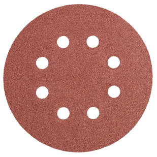 Krążki ścierne 125 mm, K100, 5 szt,, z 8 otworami GRAPHITE - Materiały ścierne - miniaturka - grafika 1