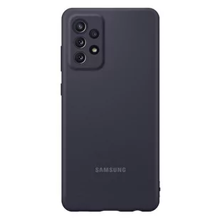 Samsung Etui Silicone Cover Galaxy A72, czarne 8806090876356 - Etui i futerały do telefonów - miniaturka - grafika 1