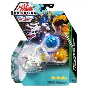 Bakugan Evolutions zestaw startowy Howlkor Ultra Neo Pegatrix i Trox - Figurki dla dzieci - miniaturka - grafika 1