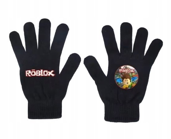 Czarne Rękawiczki Roblox Gra Dla Dzieci Uniwersalne Gamingowy Prezent