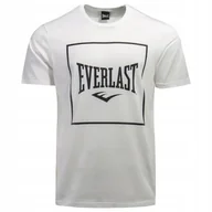 Koszulki męskie - Bawełniana koszulka męska T-shirt Everlast BIAŁA XL - miniaturka - grafika 1