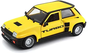Bburago 1:24 Renault R5 Turbo, Żółty - Kolekcjonerskie modele pojazdów - miniaturka - grafika 2