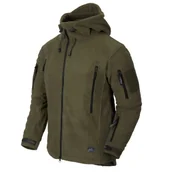 Odzież taktyczna i umundurowanie - Bluza Polar Helikon-Tex PATRIOT z kapturem Double Fleece - Olive Green  M - miniaturka - grafika 1