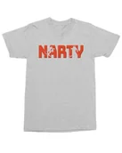 Koszulki i topy damskie - Koszulka narciarska NARTY dla Narciarza na Stok Zima w Góry Szara XL - miniaturka - grafika 1