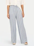 Spodnie sportowe damskie - ONLY Spodnie materiałowe Caro 15291807 Błękitny Loose Fit - miniaturka - grafika 1