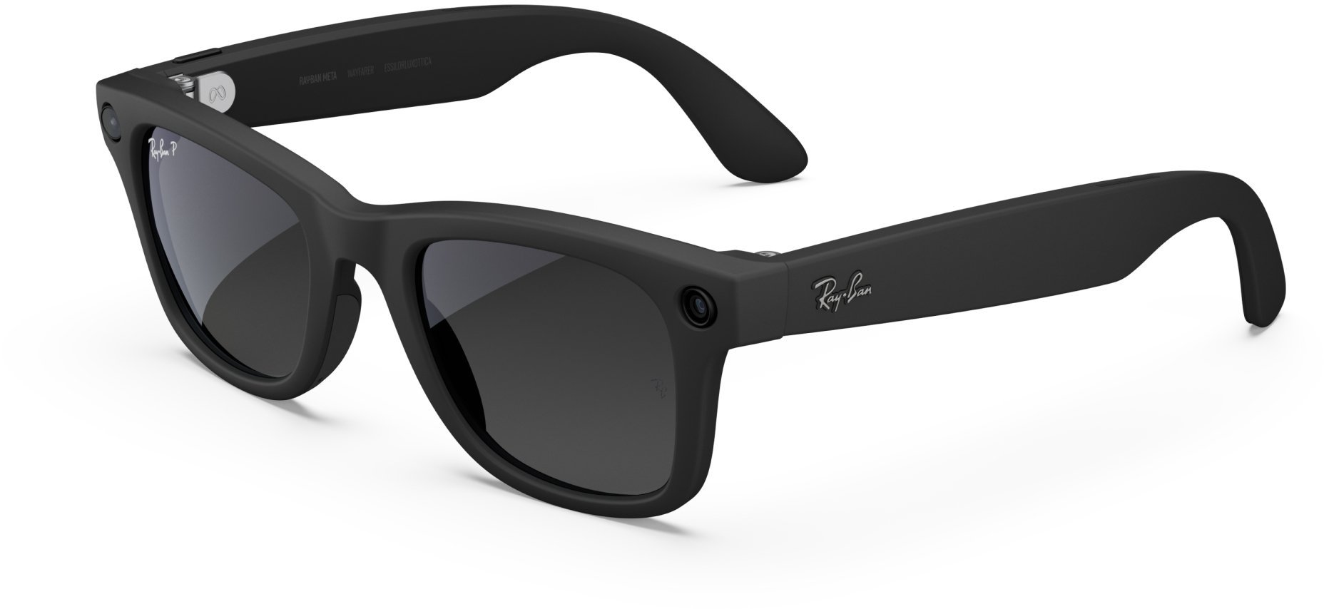 META Ray-Ban Wayfarer Duży G2Schwarz matt polaryzowane AI