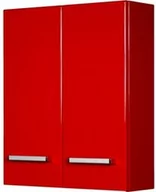 Szafki łazienkowe - Szafka łazienkowa wisząca czerwona 60x72cm FOKUS - miniaturka - grafika 1