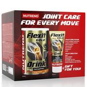 Witaminy i minerały dla sportowców - Nutrend Joint Care For Every Move Zestaw Flexit Gold 400g+Flexit Gold Gel 100ml - miniaturka - grafika 1