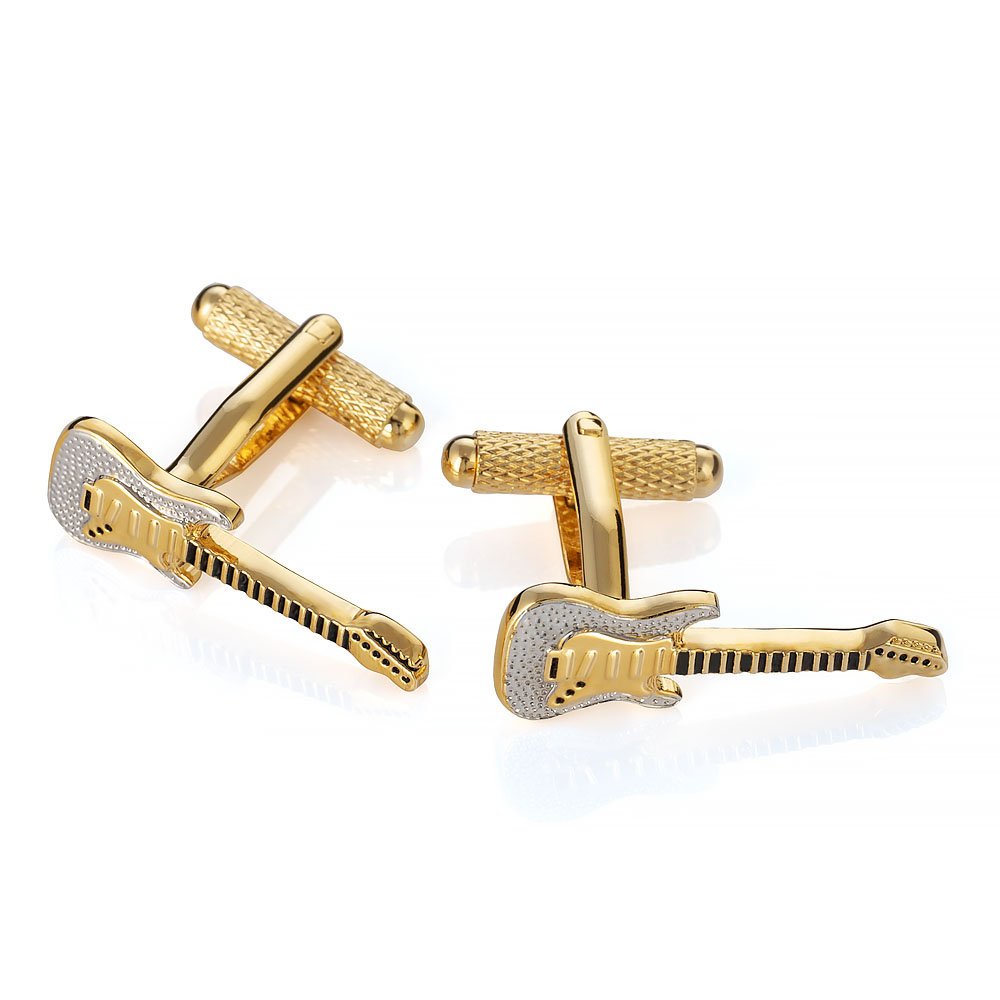 Spinki do mankietów Złote Gitary KC-701