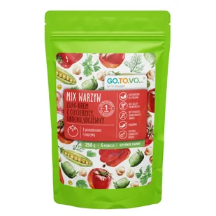 MIX WARZYW zupa krem z ciecierzycy, grochu i soczewicy 250g - Pasztet i przetwory mięsne - miniaturka - grafika 1