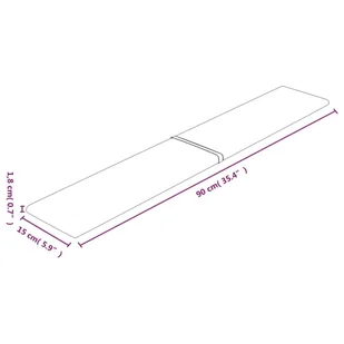 Panele ścienne, 12 szt., jasnoszare, 90x15 cm, aksamit, 1,62 m² - Panele ścienne i boazeria - miniaturka - grafika 9