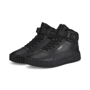 Damskie sneakersy Carina 2.0 Mid Winter PUMA Black Dark Shadow Gray - Buty trekkingowe damskie - miniaturka - grafika 1