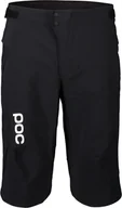 Spodenki rowerowe - Spodenki Rowerowe Poc Infinite All-Mountain Shorts Uranium Black r. L - miniaturka - grafika 1