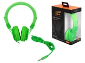 Słuchawki - 1 szt.  PS Słuchawki LTC nauszne LTC77, zielone. - miniaturka - grafika 1