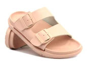 Klapki i japonki damskie - Gumowe klapki damskie z klamrą - Big Star NN274A753, różowe - miniaturka - grafika 1