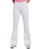 Spodnie damskie - SPODNIE JEANSY DAMSKIE BIAŁE LEE 112351239 BREESE ILLUMINATED WHITE 26/31 - miniaturka - grafika 1