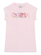 Sukienki i spódniczki dla dziewczynek - Guess Sukienka codzienna K6GK10 KAE24 Różowy jasny Regular Fit - miniaturka - grafika 1