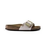 Kapcie damskie - Birkenstock Damskie Kapcie Madrid Big Buckle, Perłowo-Białe, 40 EU - miniaturka - grafika 1