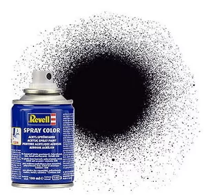Revell farba spray kolor czarny matowy 34108 34108 - Akcesoria i części modelarskie - miniaturka - grafika 1
