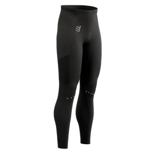 COMPRESSPORT Legginsy biegowe męskie WINTER RUN LEGGING black - Spodnie sportowe męskie - miniaturka - grafika 6