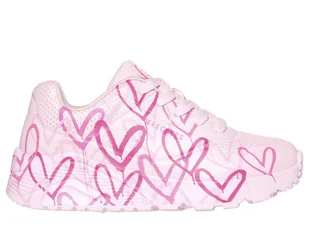 Buty dziecięce Skechers 314065LLPMT UNO LITE SPREAD THE JOY Różowe - Buty dla dziewczynek - miniaturka - grafika 1