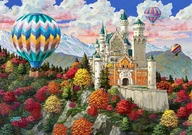 Puzzle - Drewniane Puzzle Z Figurkami - Zamek Neuschwanstein, 1010 Elementów - miniaturka - grafika 1