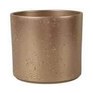 Donice - Osłonka Pillar Lava 21 cm złoty - miniaturka - grafika 1