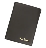 Portfele - PIERRE CARDIN skórzany portfel męski 326 MAR czarny mat -Ochrona RFID 326 - miniaturka - grafika 1