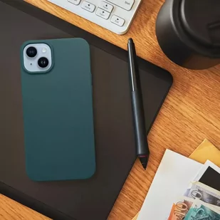 Etui futerał MATT do Apple iPhone 15 ciemnozielony - Pozostałe akcesoria do telefonów - miniaturka - grafika 3