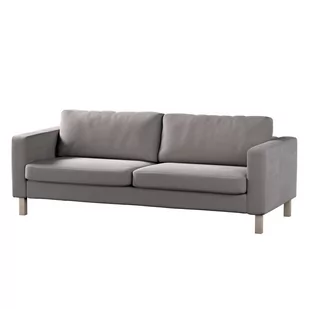 Dekoria pl pl Pokrowiec na sofę Karlstad 3-osobową nierozkładaną krótki gołębi szary 204 x 89 x 64 cm Velvet 615-704-11 - Pokrowce na meble - miniaturka - grafika 1
