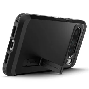 Etui GOOGLE PIXEL 8 PRO Spigen Tough Armor czarne - Etui i futerały do telefonów - miniaturka - grafika 10