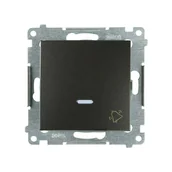 Wyłączniki światła i elektryczne - Simon Przycisk dzwonek podświetlany 54 antracyt - miniaturka - grafika 1