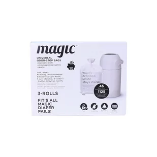 MAGIC Worki na zużyte pieluchy, trzywarstwowe - Inne akcesoria do pielęgnacji dzieci - miniaturka - grafika 1