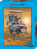 Puzzle - Puzzle 1000 elementów. Fly High. Latający samochód, Nathalie Brautigam - miniaturka - grafika 1