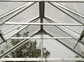 Szklarnie ogrodowe - VITAVIA szklarnia ogrodowa Uranus 11500, srebrna (11.5 m2, 2.7 m x 4.45 m) + baza - miniaturka - grafika 1