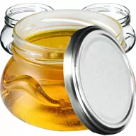 Pojemniki kuchenne - Słoiki Raja 300ml 50 szt. 82mm + wieczka srebrne - miniaturka - grafika 1