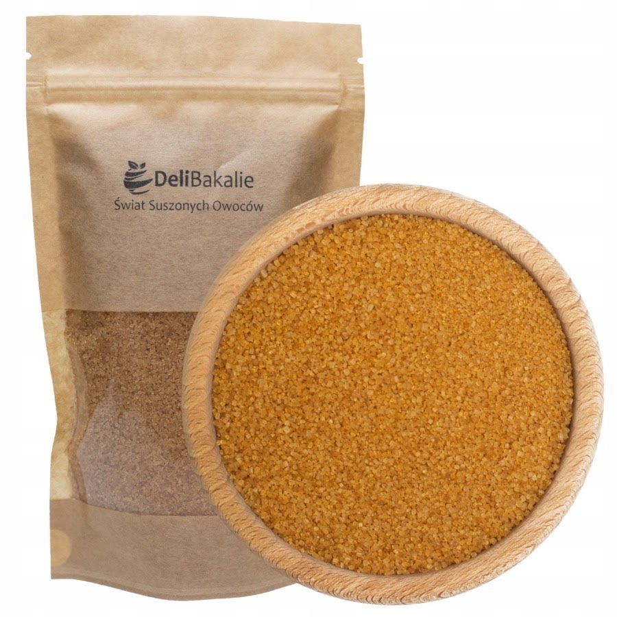 Cukier Trzcinowy 1kg Cukier brązowy DeliBakalie