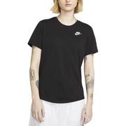 Koszulki sportowe damskie - Koszulka Nike Sportswear Club Essentials DX7902-010 - czarna - miniaturka - grafika 1