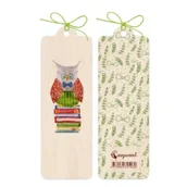 Zakładki do książek - Cozywood Zakładka drewniana Sowa - miniaturka - grafika 1