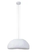 Lampy sufitowe - Ceramiczna lampa wisząca w białym kolorze SIG 41426 z serii SYNTIA - miniaturka - grafika 1