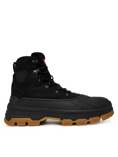 Hunter Kozaki HFRW0052251 Czarny - Buty zimowe męskie - miniaturka - grafika 1