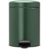 Kosze na śmieci - Brabantia Kosz na śmieci kuchenny pedałowy 5L NewIcon zielony Pink 304026 304026 - miniaturka - grafika 1