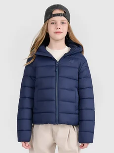 4F Kurtka puchowa z wypełnieniem syntetycznym dziecięca - granatowa 122 (6-7 lat) - Kurtki i płaszcze dla chłopców 4F Kurtka puchowa z wypełnieniem syntetycznym dziecięca - granatowa 122 (6-7 lat) - Kurtki i płaszcze dla chłopców - miniaturka - grafika 1
