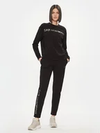 Dresy damskie - EA7 Emporio Armani Dres 8NTV54 TJTXZ 0200 Czarny Regular Fit - miniaturka - grafika 1